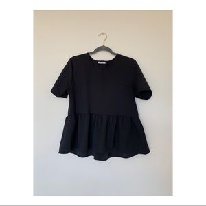 ZARA PEPLUM SHIRT